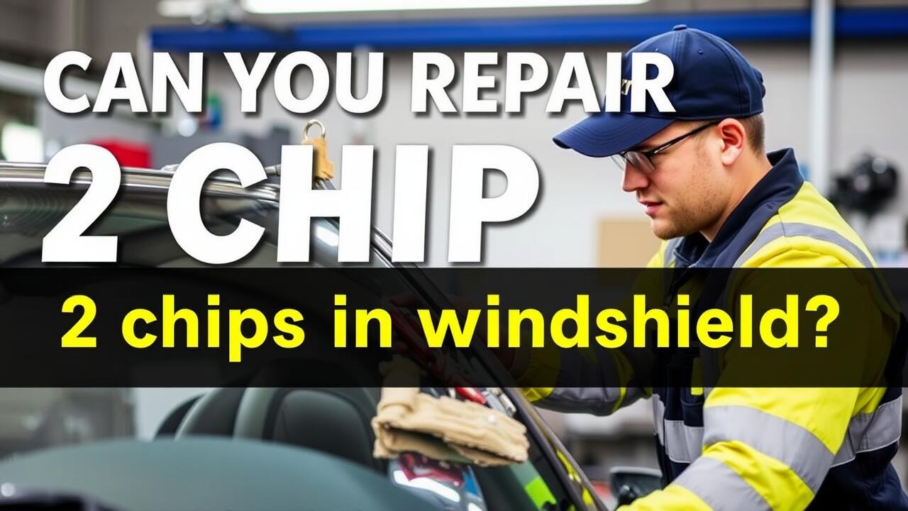 Can you repair 2 chips in windscreen?