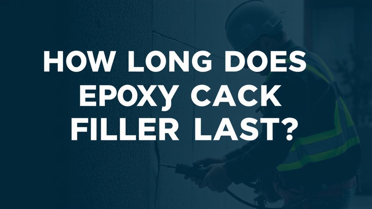 How long does epoxy crack filler last?