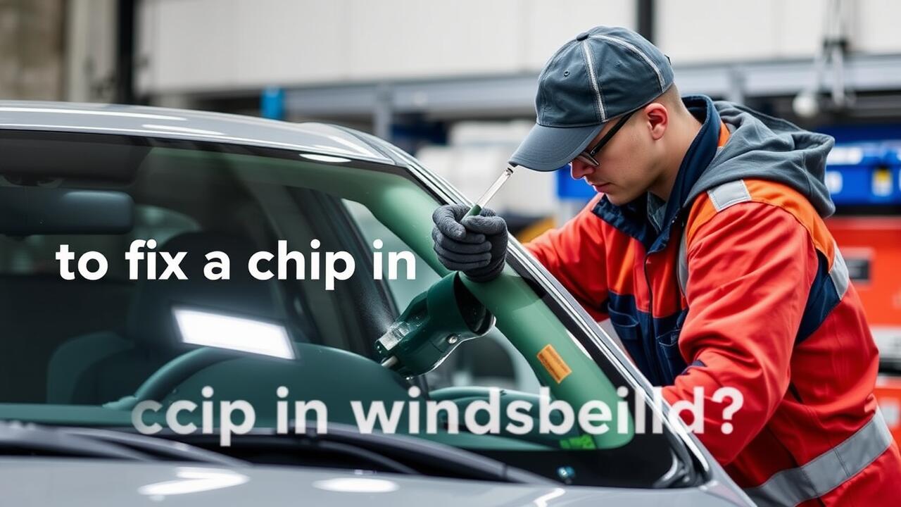 How long does it take to fix a chip in windscreen?