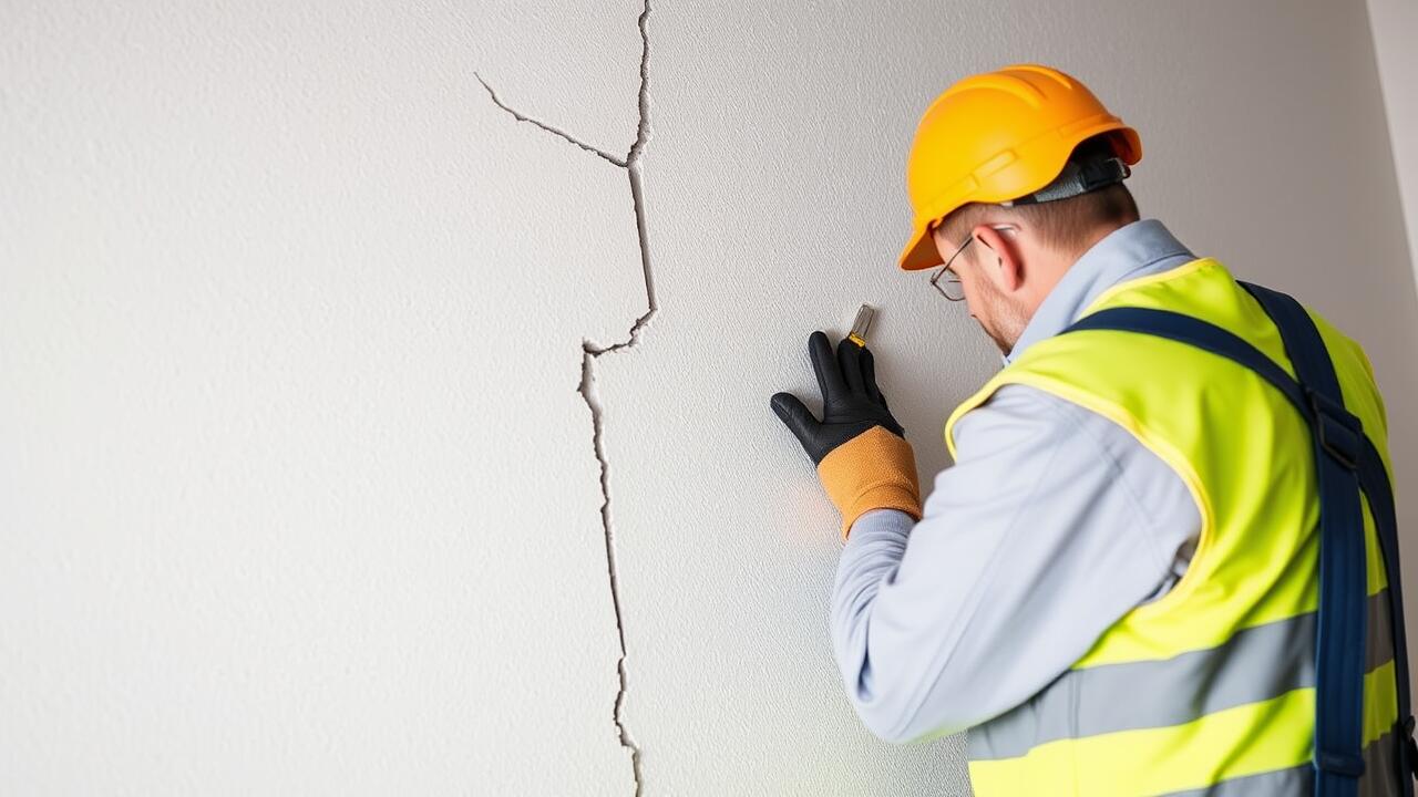 How much does it cost to fix a crack in a wall?