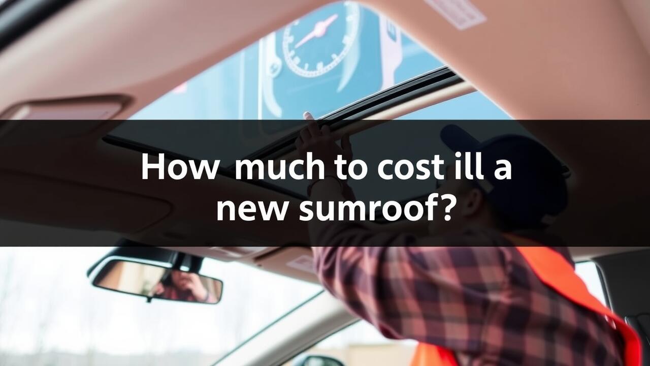 How much does it cost to install a new sunroof?