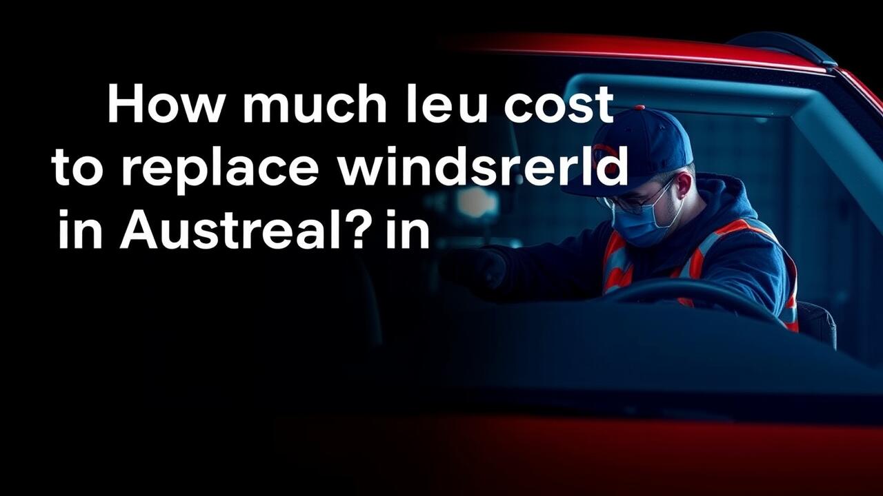 How much does it cost to replace a windscreen in Australia?