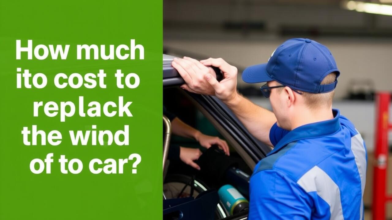 How much does it cost to replace the back window of a car?