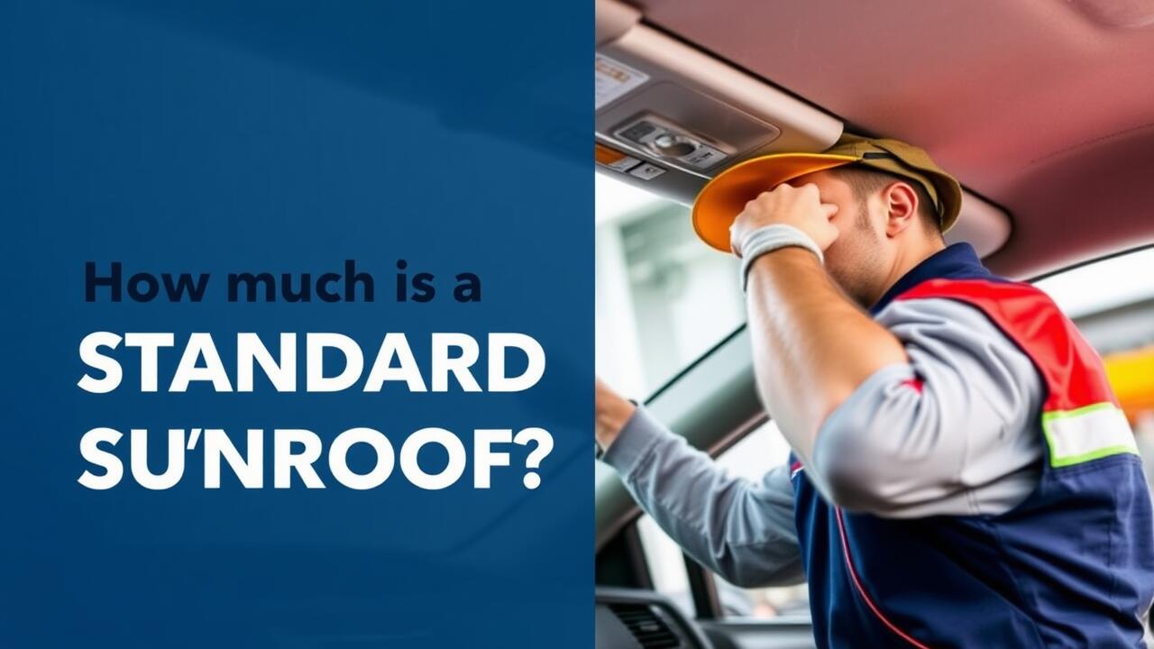 How much is a standard sunroof?