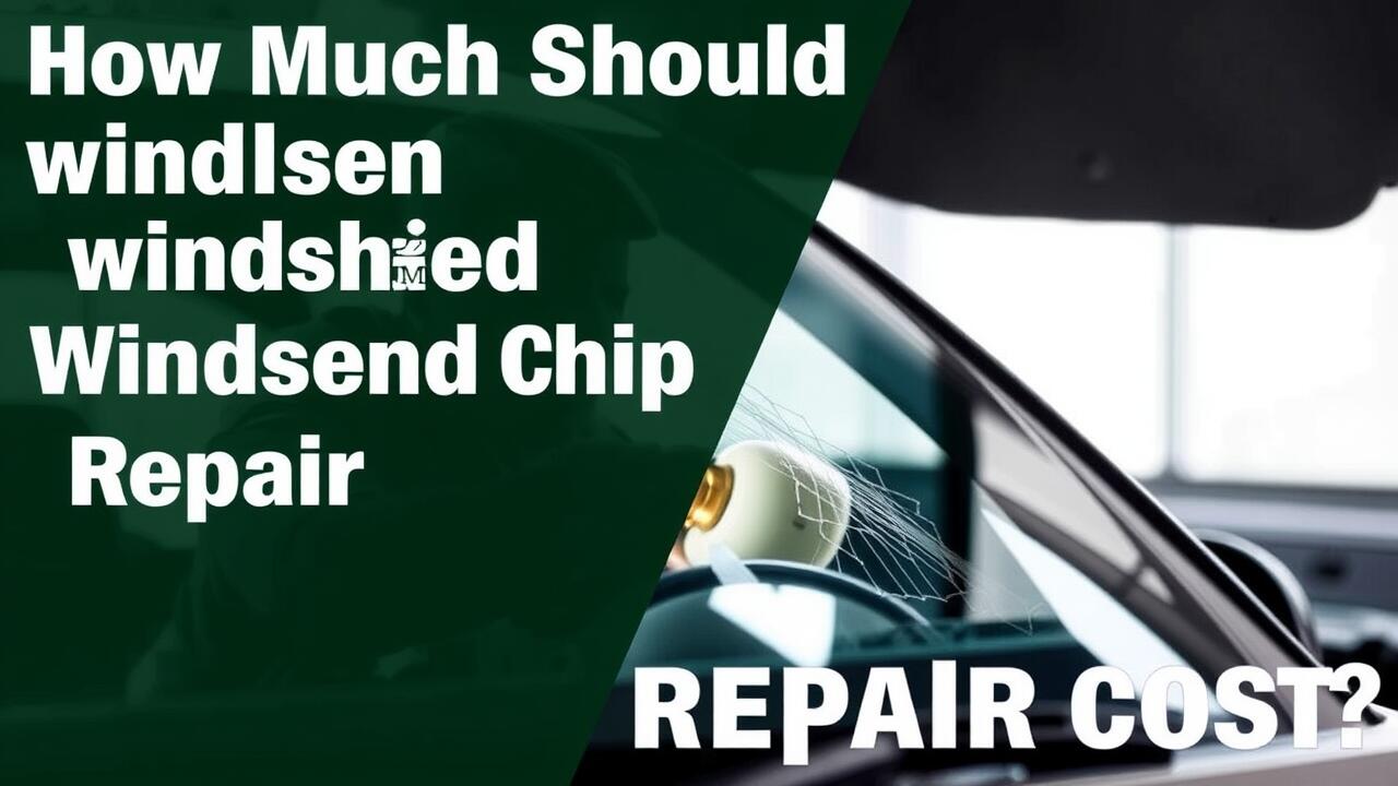 How much should a windscreen chip repair cost?