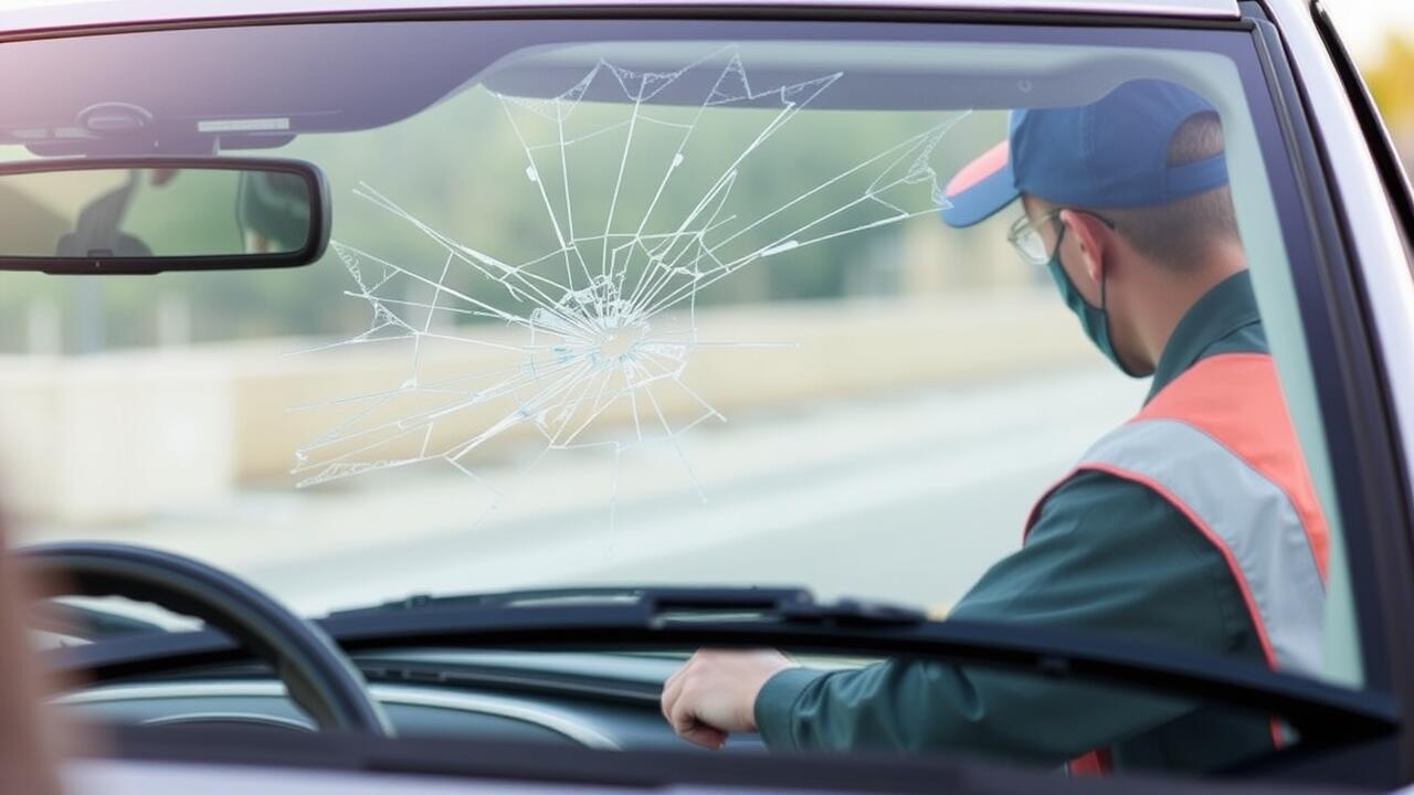 Is it illegal to drive with a cracked windscreen in Australia?