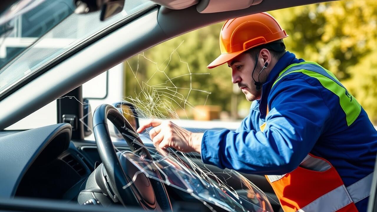 Is it OK to drive with a cracked windscreen?