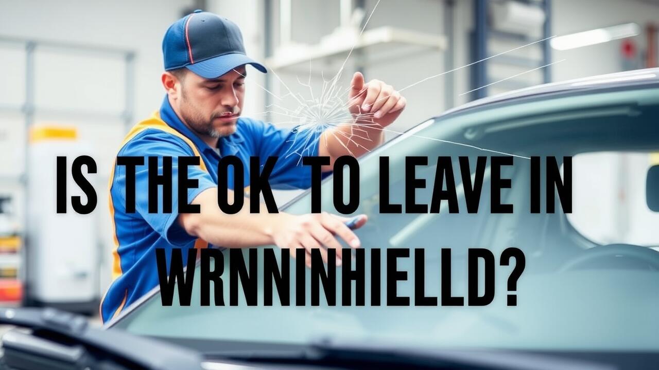 Is it OK to leave a crack in your windshield?