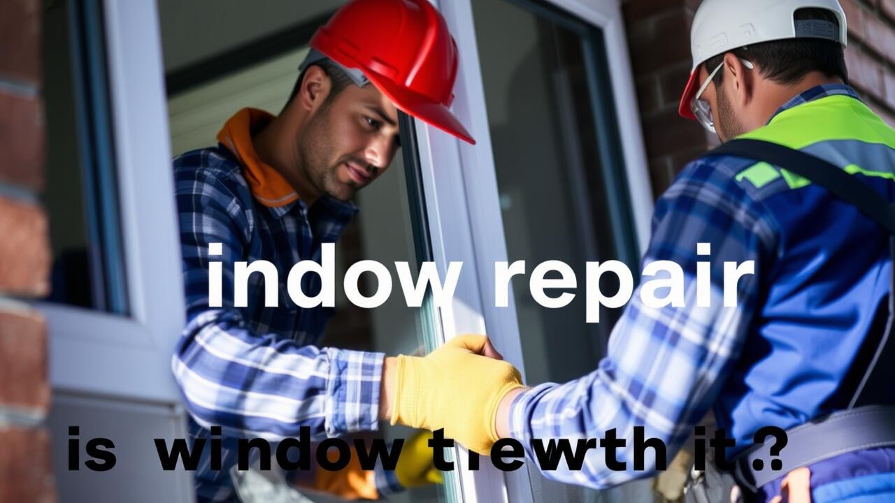 Is window repair worth it?