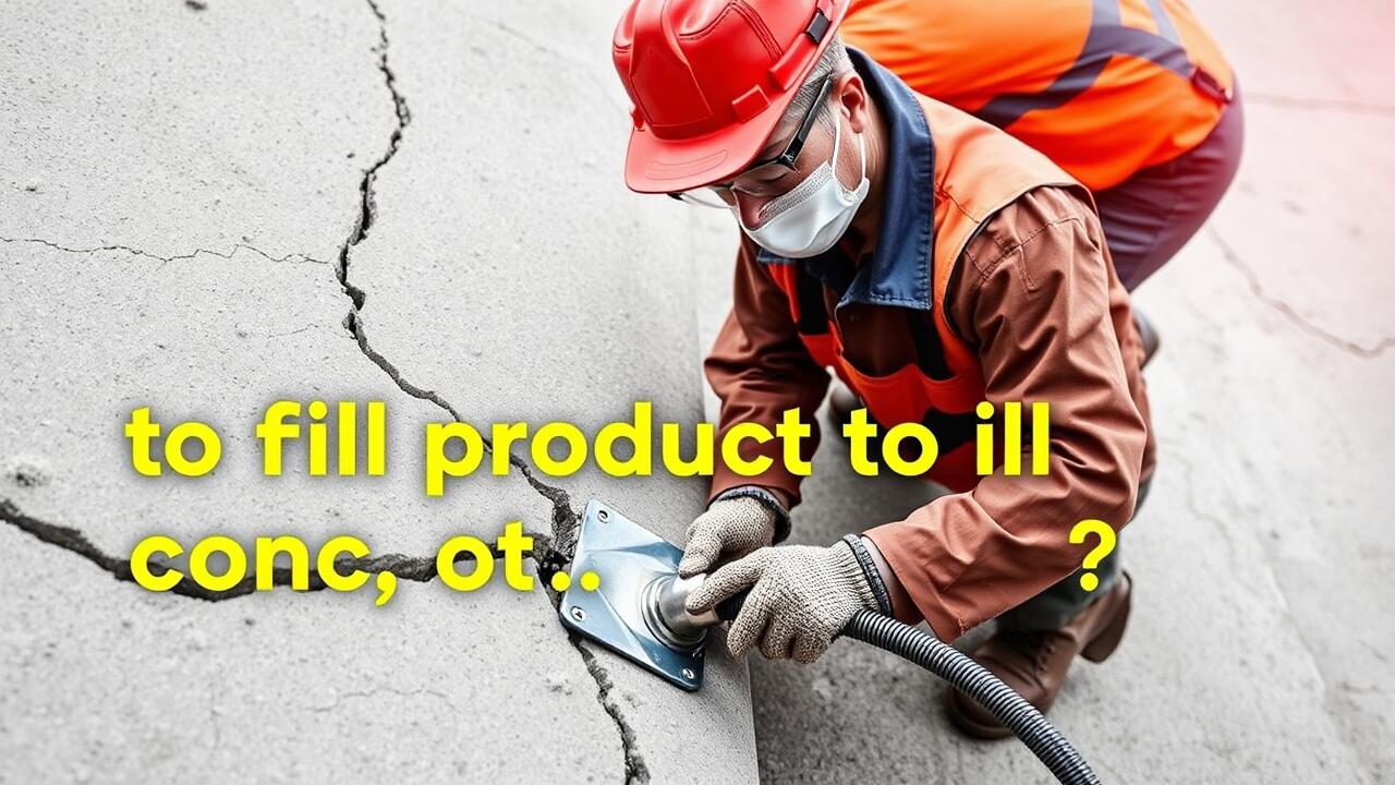 What is the best product to fill concrete cracks?