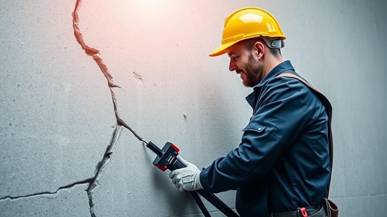 What is the best way to repair cracks?