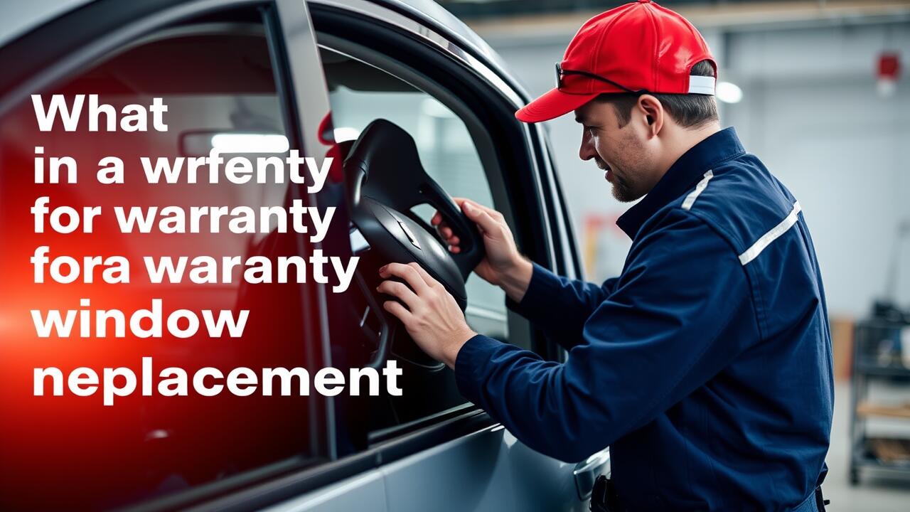 What to look for in a warranty for side window replacement