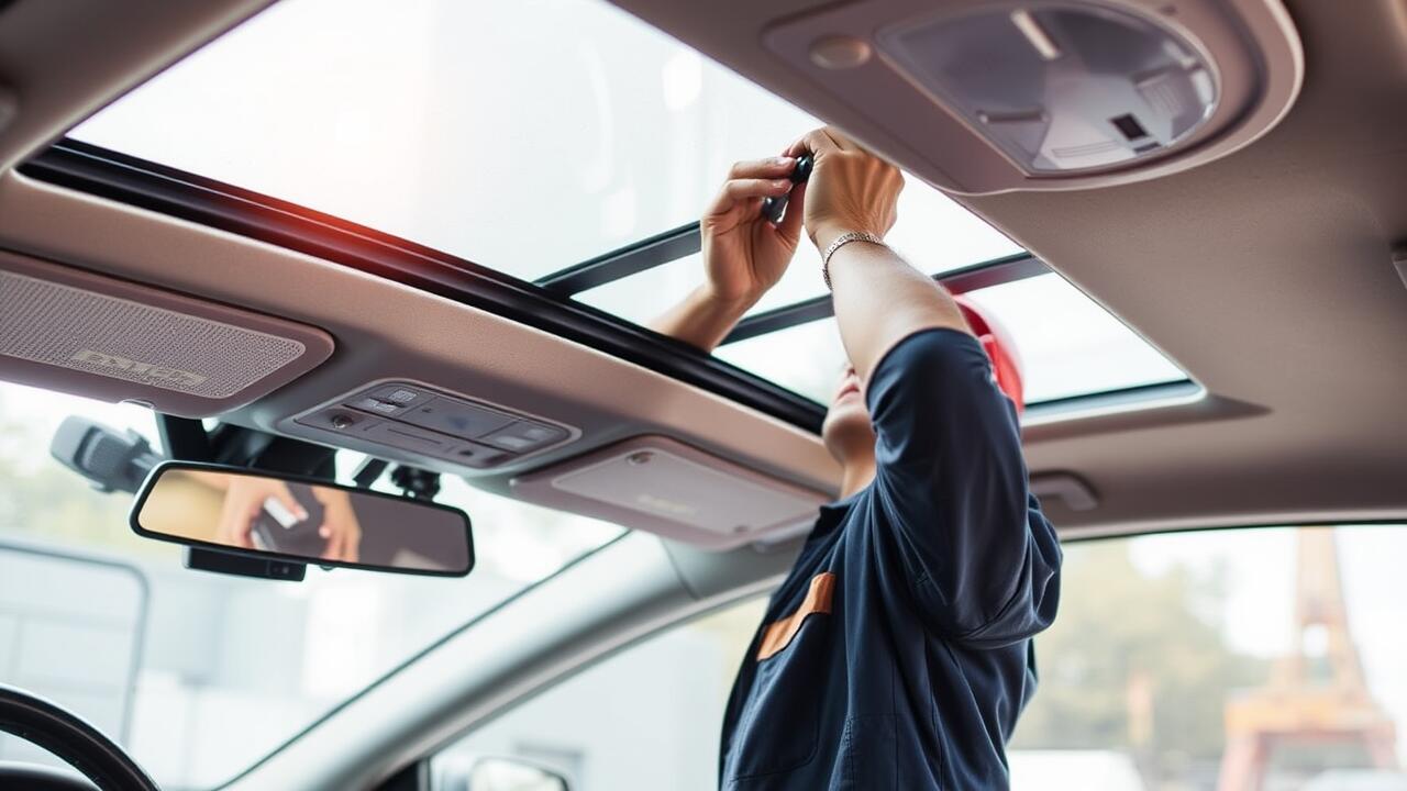 Why is professional assessment recommended for sunroof issues?