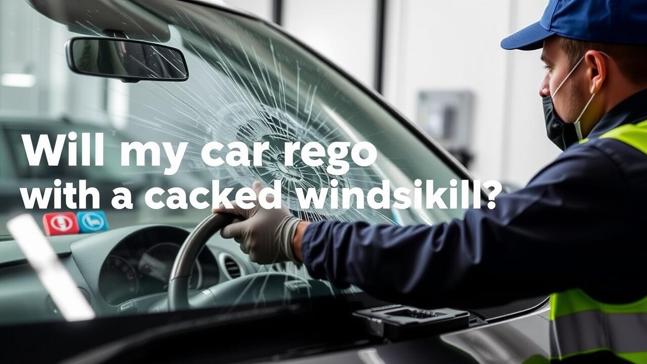 Will my car pass rego with a cracked windscreen?