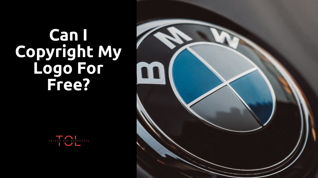 Can I copyright my logo for free?