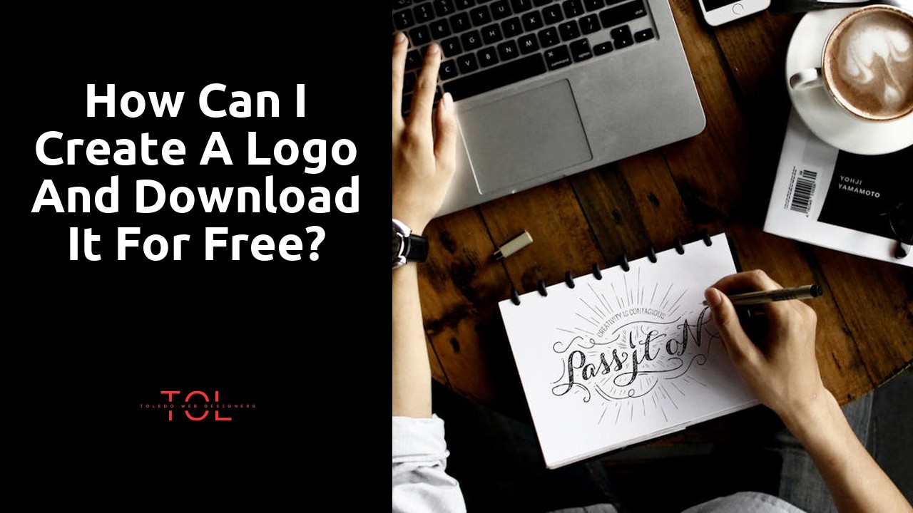 How can I create a logo and download it for free?
