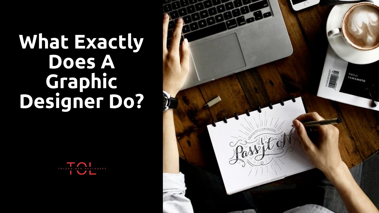 What exactly does a graphic designer do?