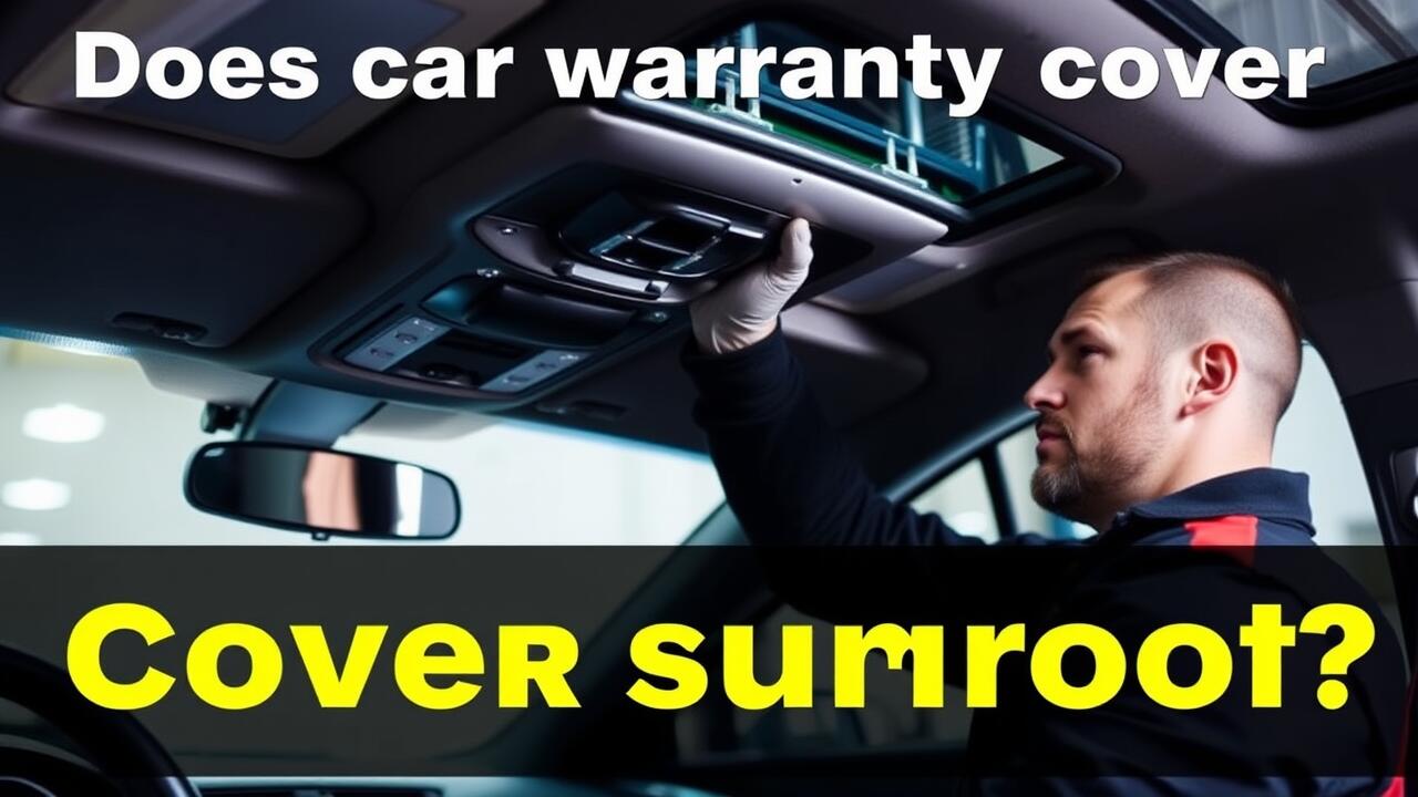 Does car warranty cover sunroof?