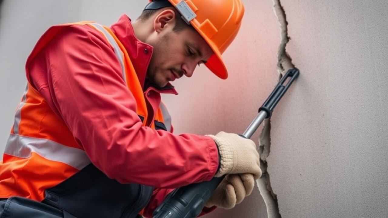 How do you fill structural cracks?