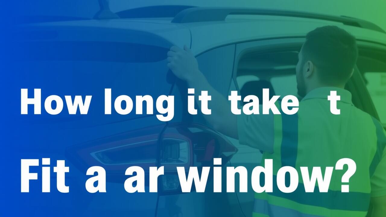 How long does it take to fit a rear window?