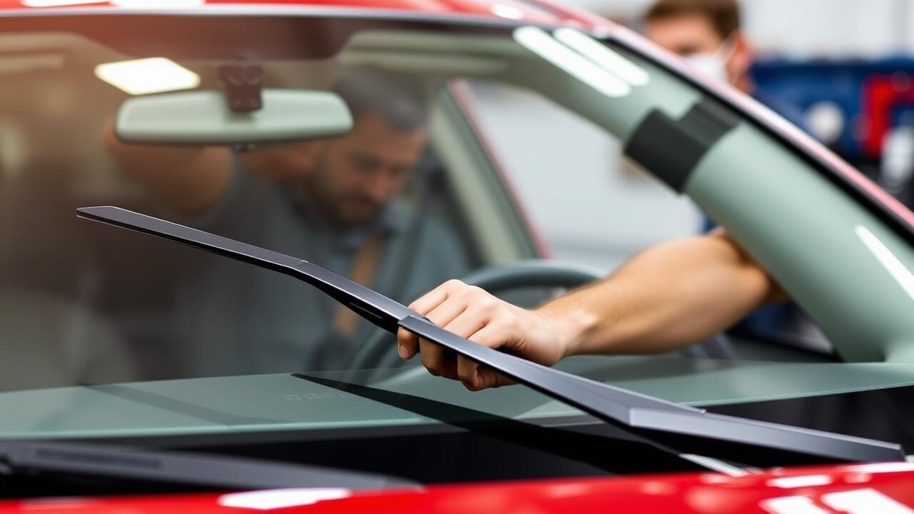 How to replace rear windscreen wiper?