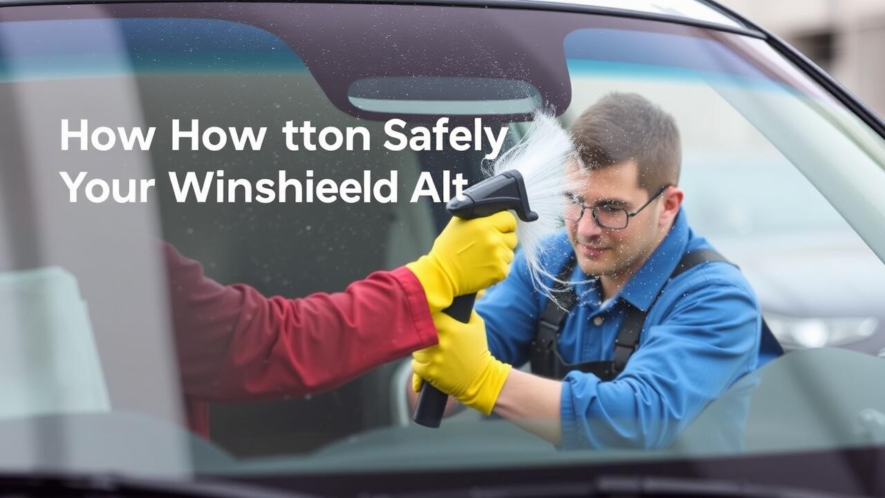 How to Safely Clean Your Windshield After Repair