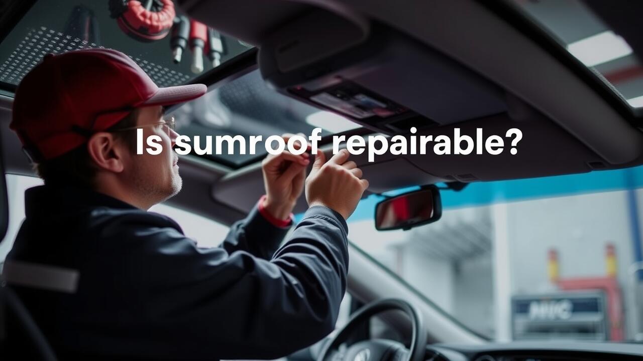 Is sunroof repairable?