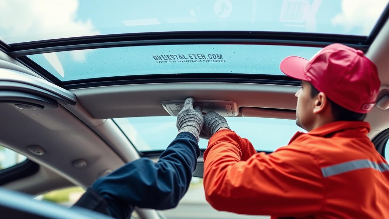 What can I use to stop my sunroof from leaking?