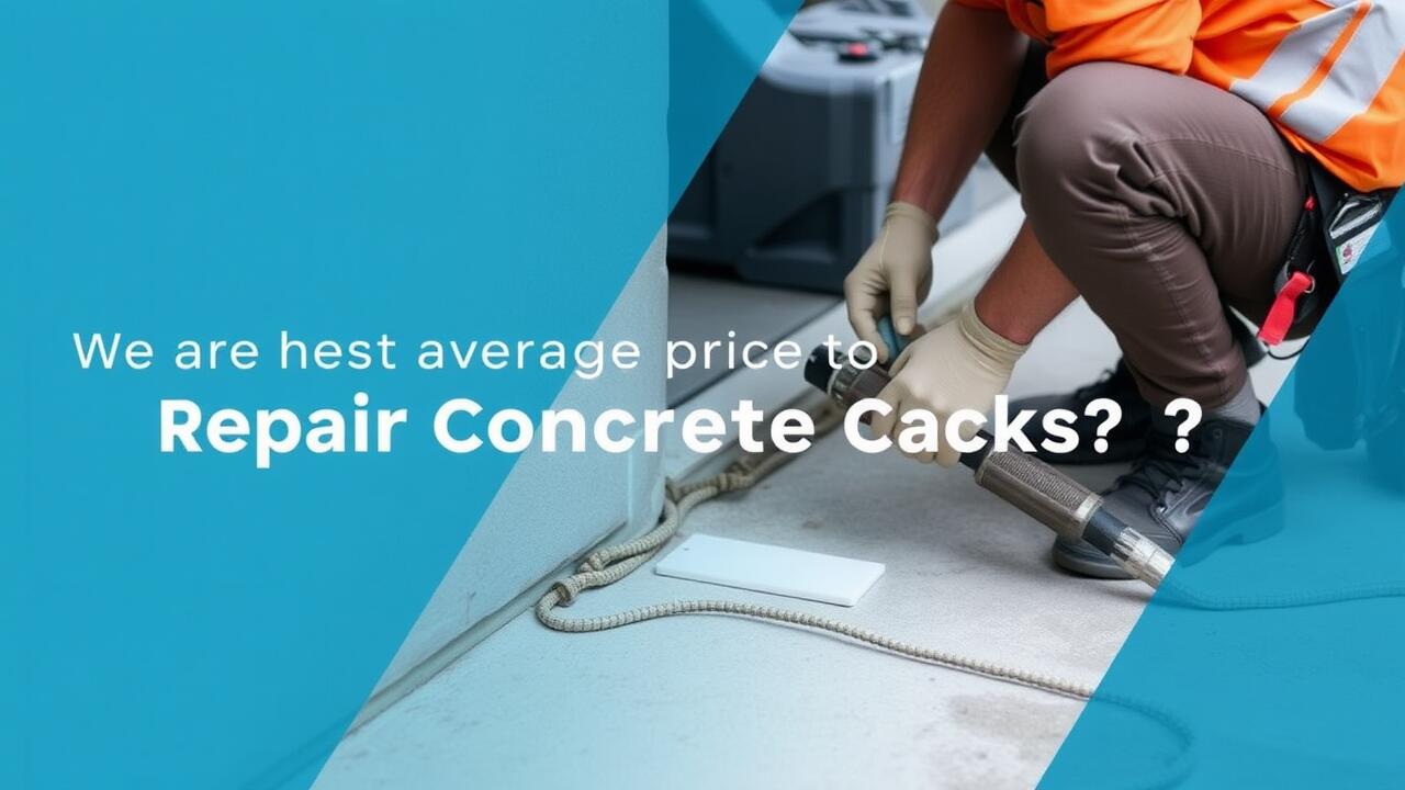 What is the average price to repair concrete cracks?