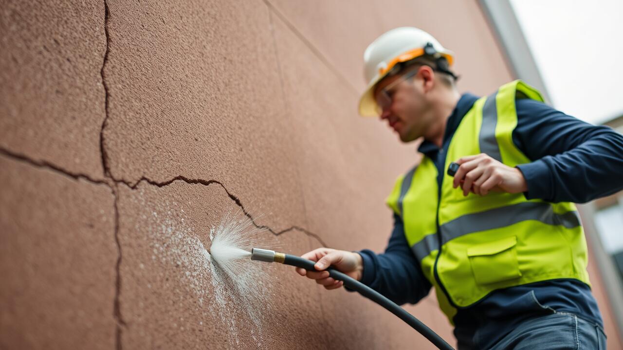 What is the best way to repair cracks?