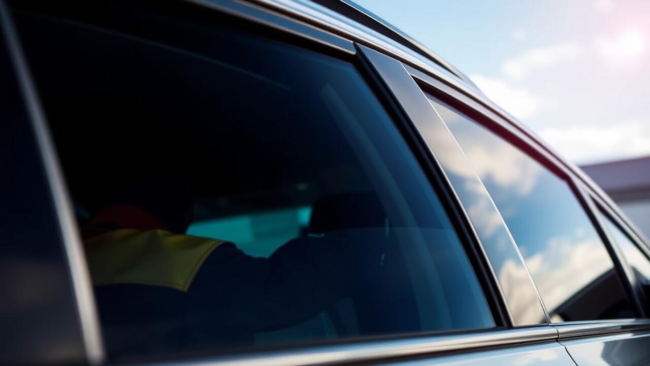 What is the very back window of a car called?