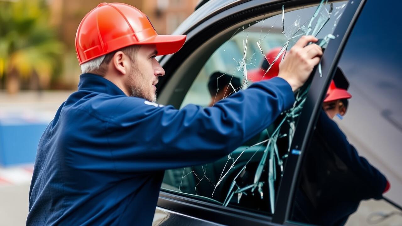 What to do if the back window is broken?