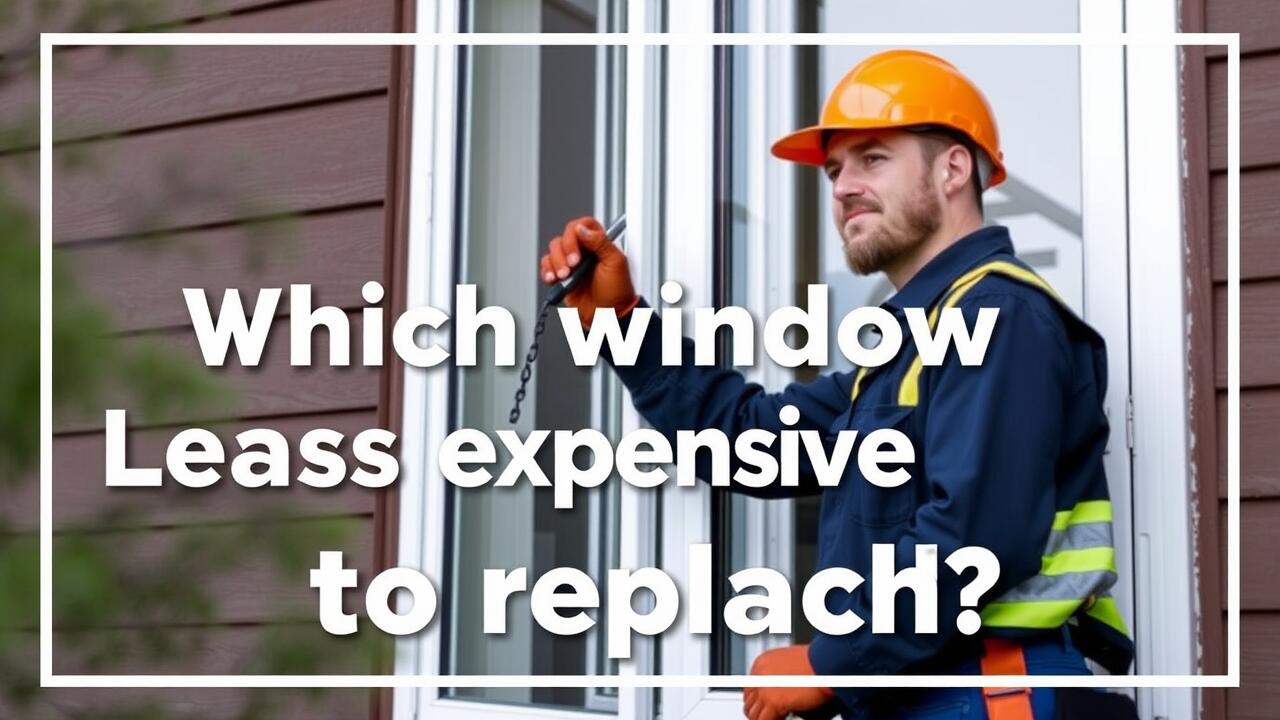 Which window is least expensive to replace?
