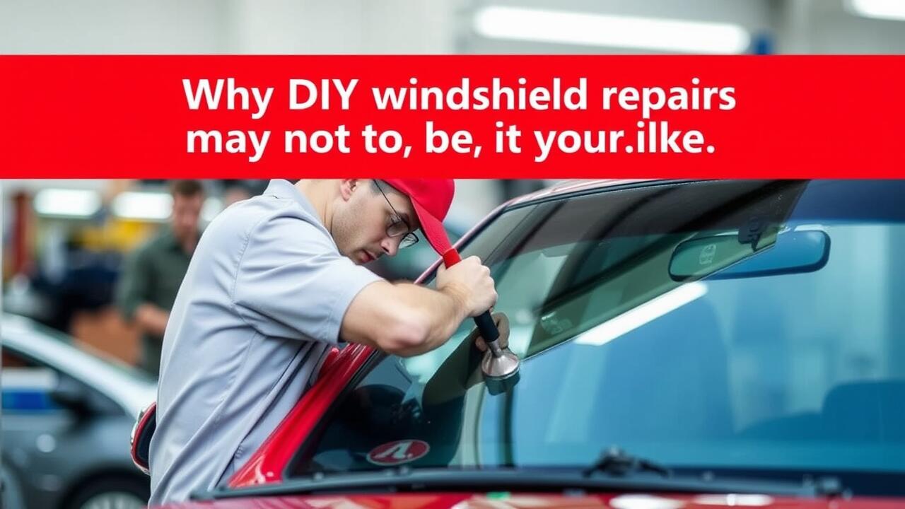 Why DIY windshield repairs may not be a good idea