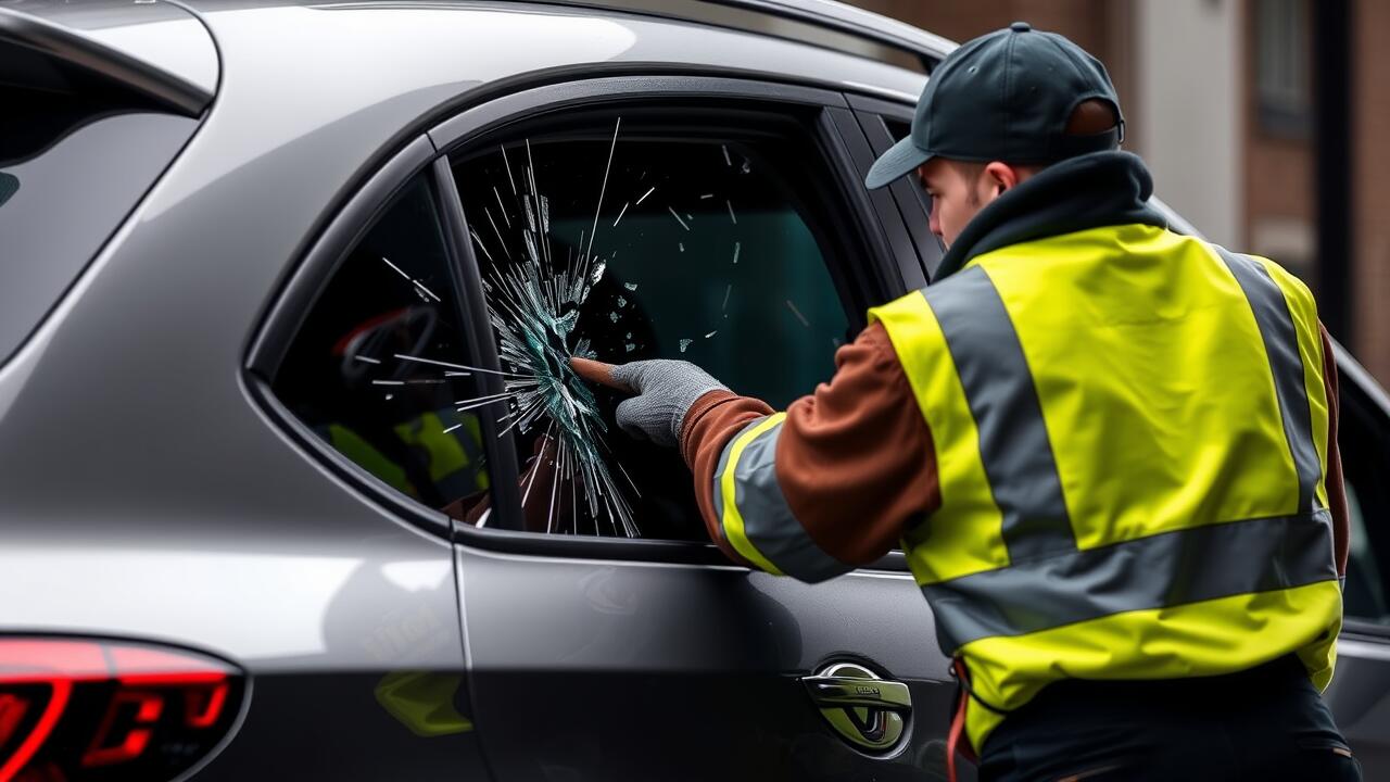 Why do car thieves break the back window?