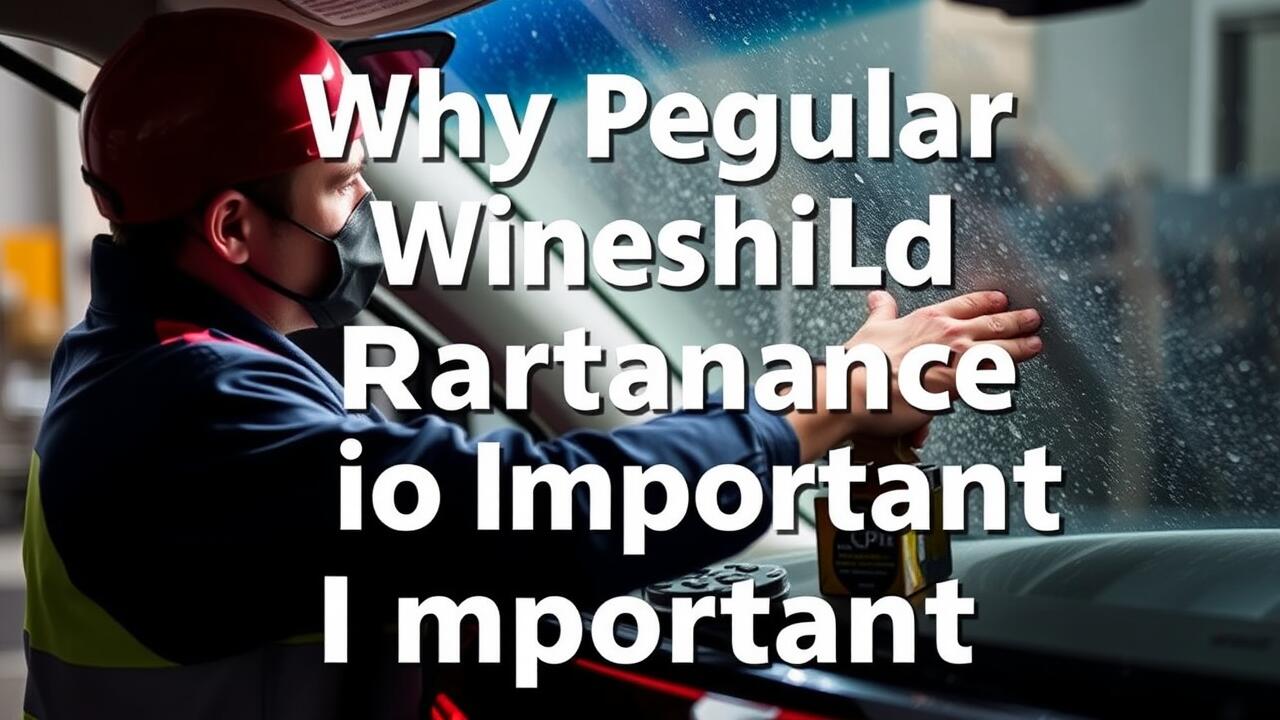 Why regular windshield maintenance is important