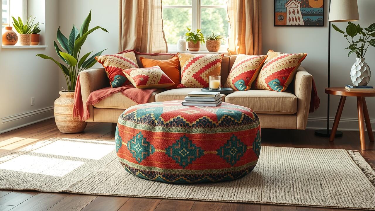 Kilim Poufs: The Boho Accent Your Home Needs | Kilim Poufs: The Essential Boho Accent Your Home Deserves