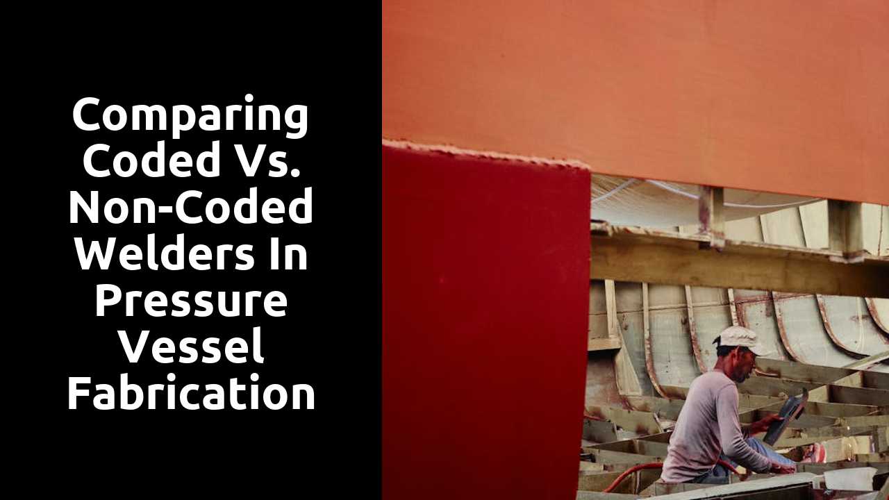 Comparing Coded vs. Non-Coded Welders in Pressure Vessel Fabrication