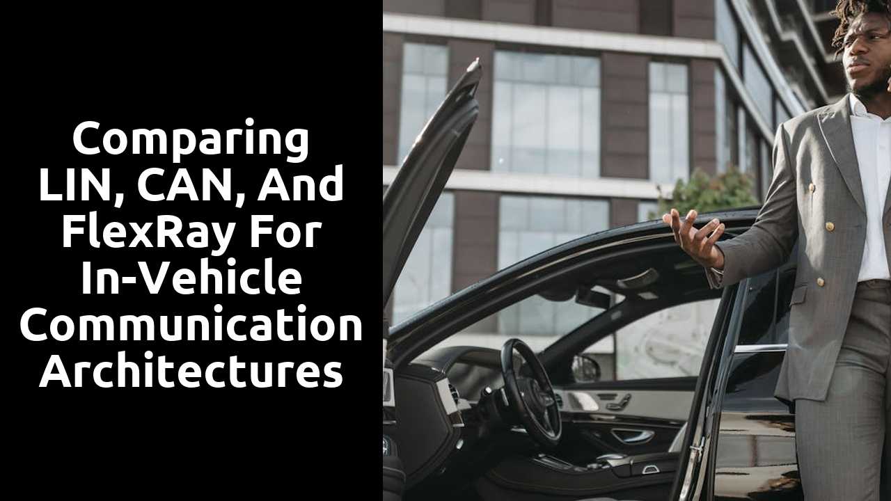 Comparing LIN, CAN, and FlexRay for In-Vehicle Communication Architectures