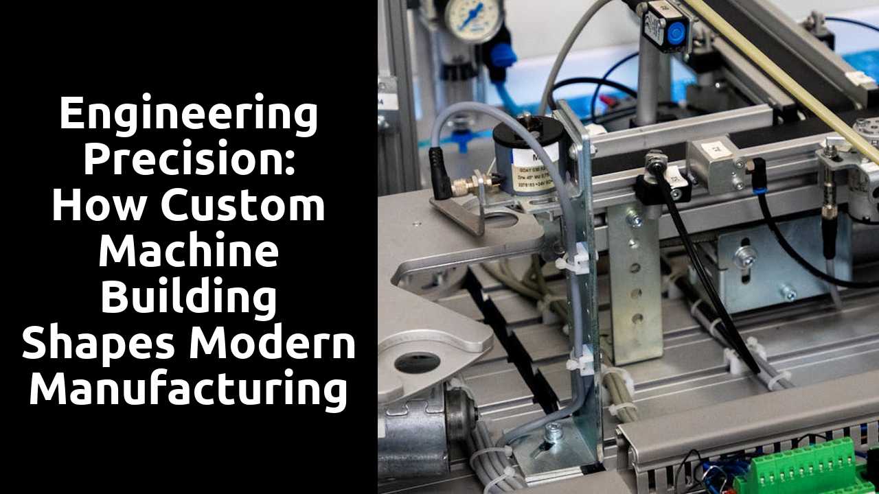 Engineering Precision: How Custom Machine Building Shapes Modern Manufacturing
