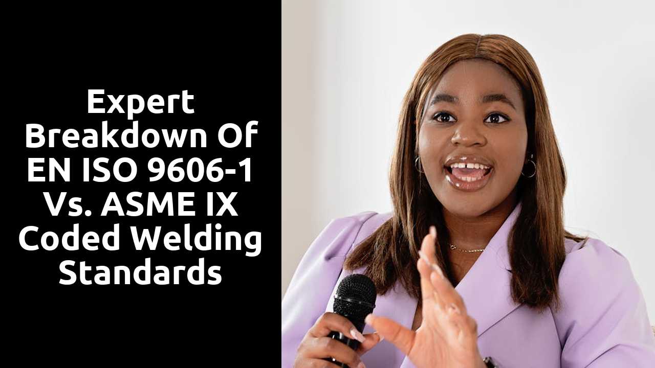 Expert Breakdown of EN ISO 9606-1 vs. ASME IX Coded Welding Standards