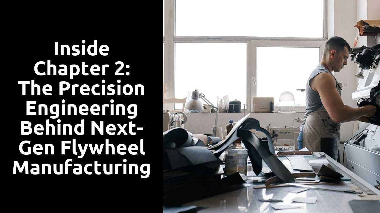 Inside Chapter 2: The Precision Engineering Behind Next-Gen Flywheel Manufacturing