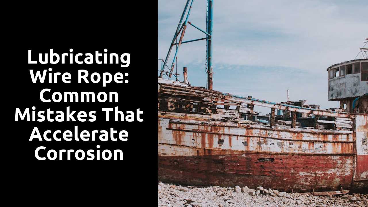 Lubricating Wire Rope: Common Mistakes That Accelerate Corrosion