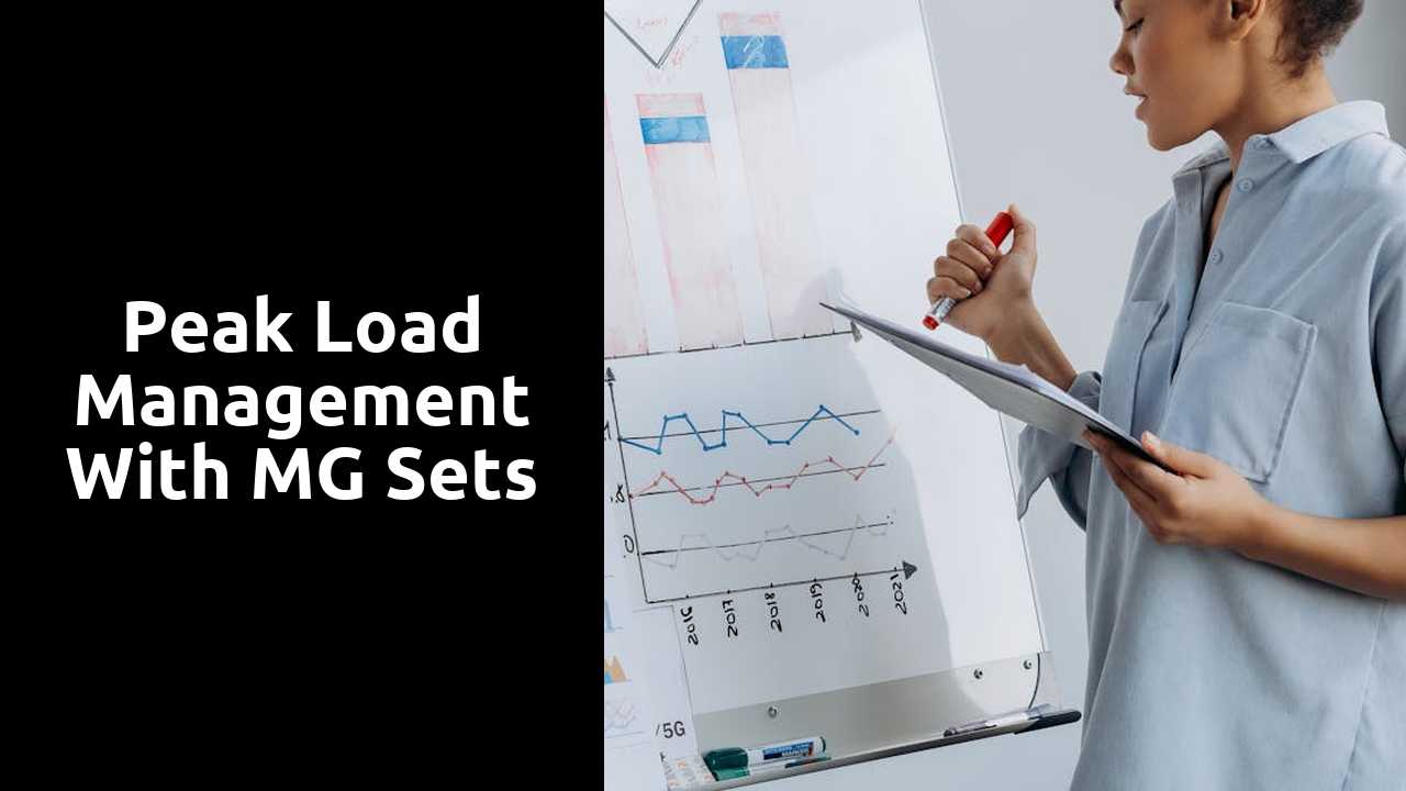 Peak Load Management with MG Sets