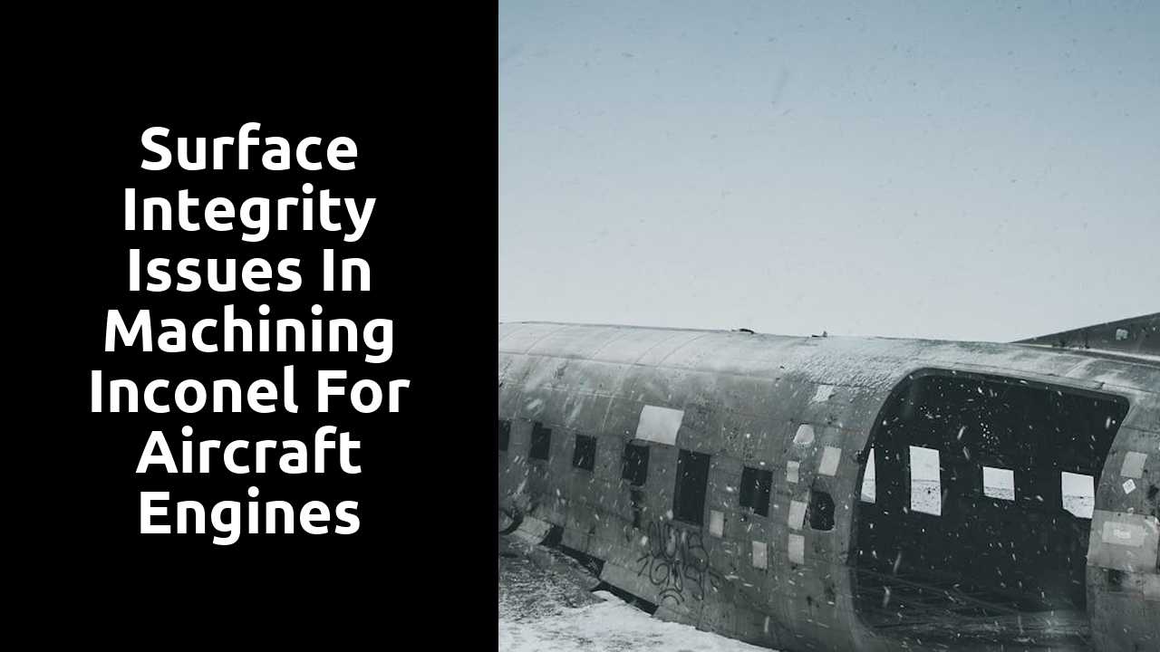 Surface Integrity Issues in Machining Inconel for Aircraft Engines