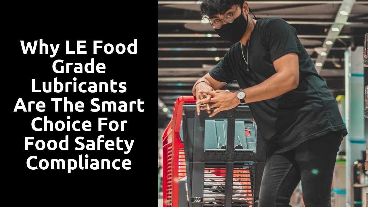 Why LE Food Grade Lubricants Are the Smart Choice for Food Safety Compliance