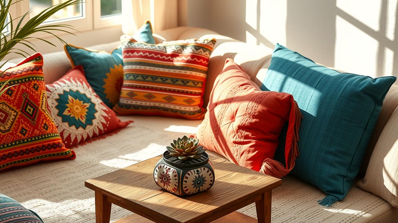 Handmade Moroccan pillow care