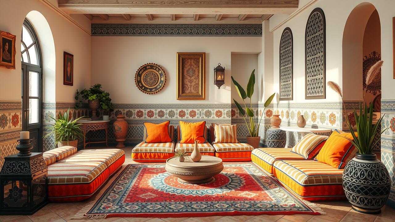 How to design a Moroccan living room?