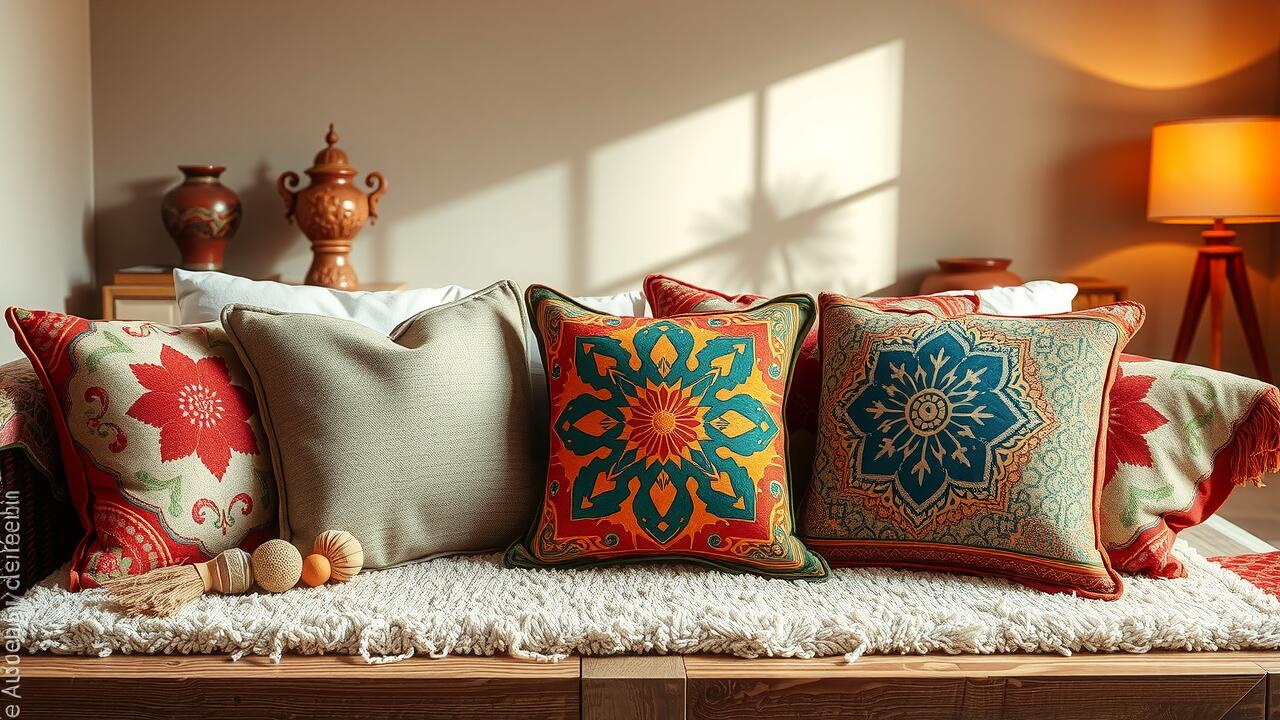 Modern vs traditional Moroccan pillows