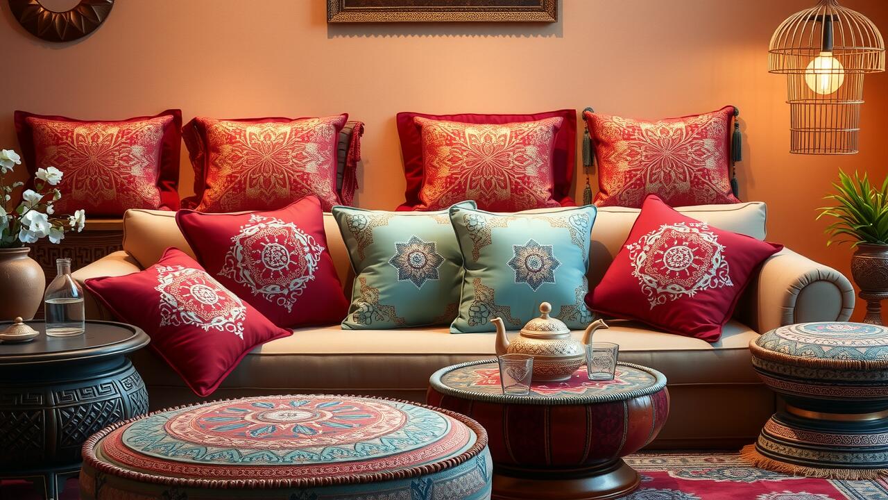 Moroccan pillows for home decor